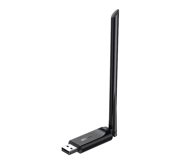 UGREEN Adapter USB / Zewnętrzna karta sieciowa 90339 czarny - 1488913 - zdjęcie